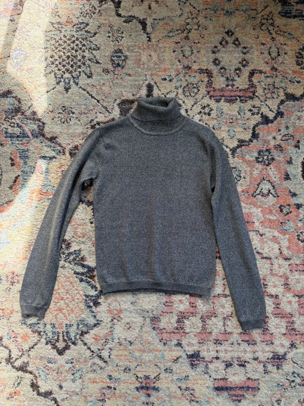 Vintage Silver Turtleneck